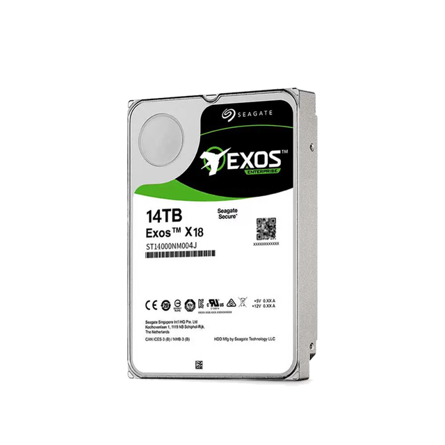 Seagate ST14000NM004J 14TB Exos X18 SAS Enterprise HDD