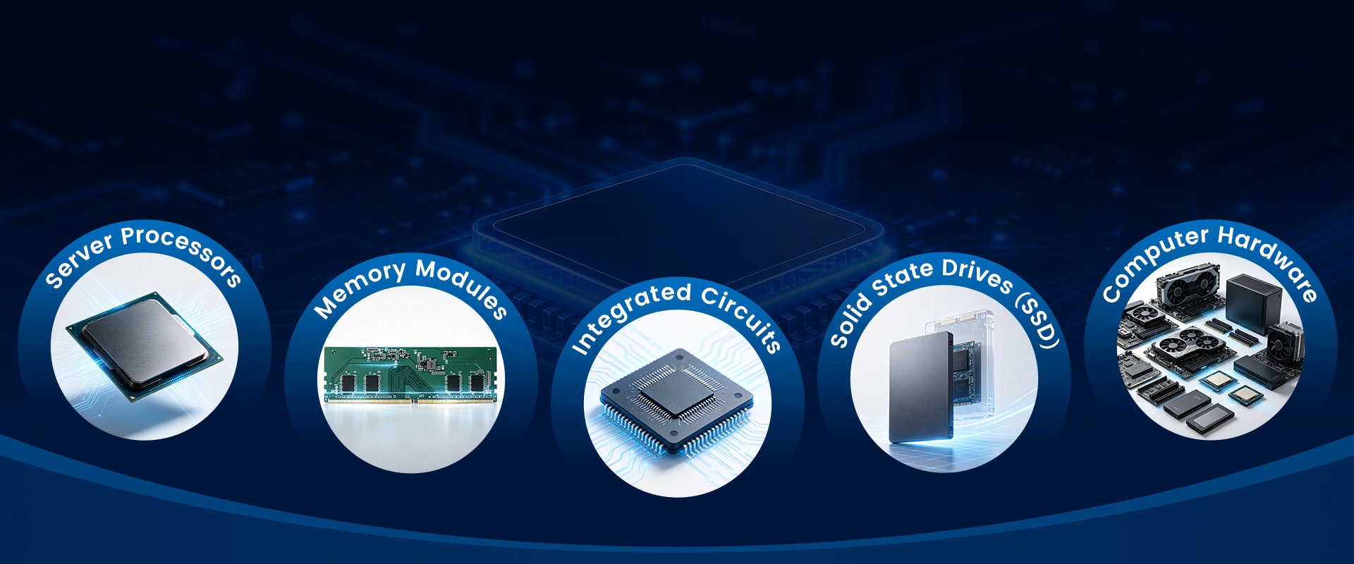 One stop electronic components and computer hardware