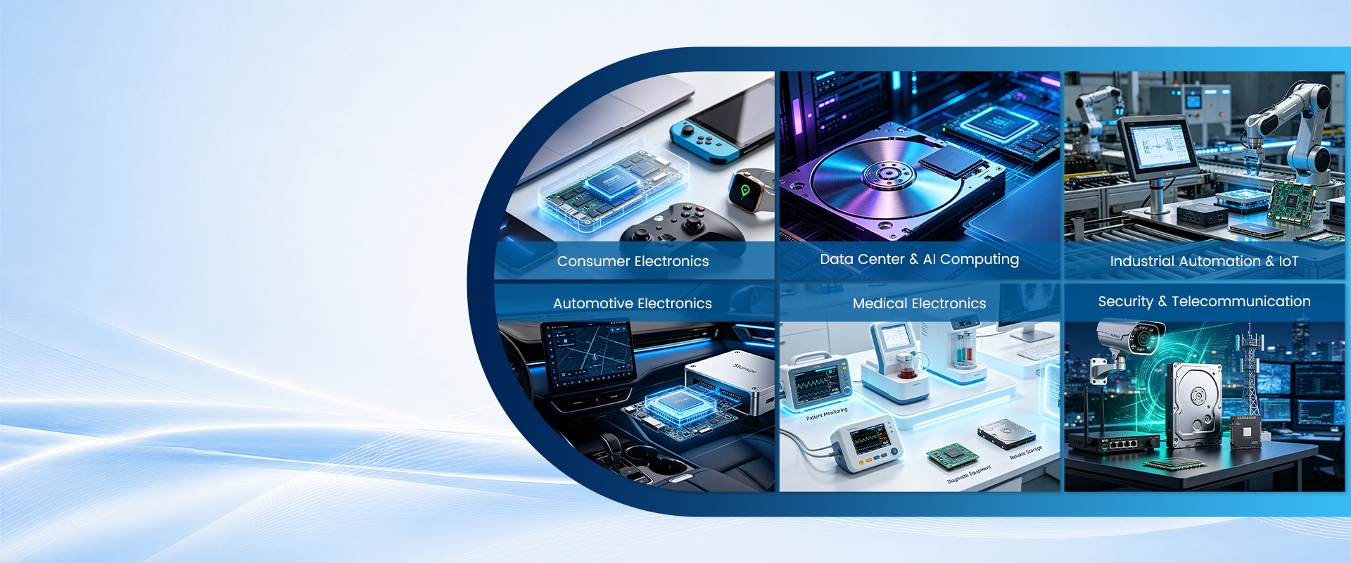 Custom IC and solid state drives storage solutions