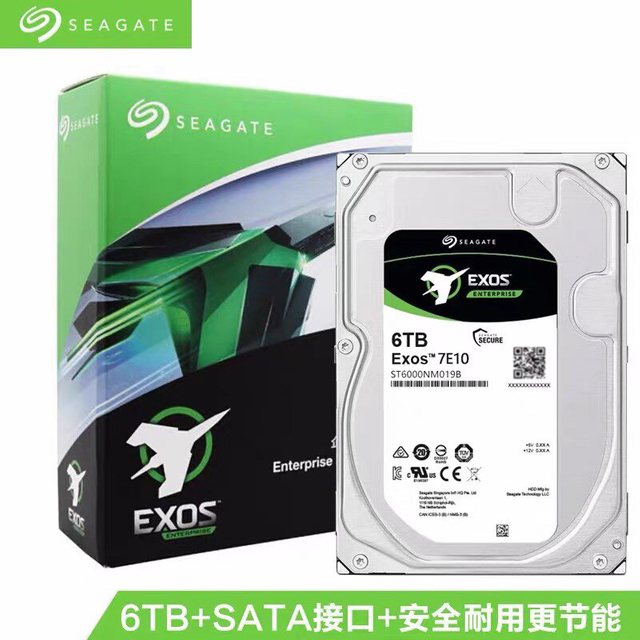 Seagate ST6000NM019B 6TB Exos 7E10 Enterprise HDD