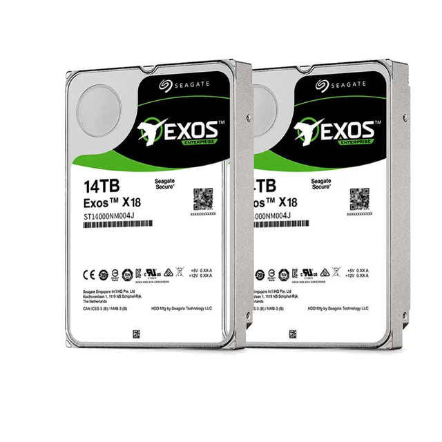 Seagate ST14000NM004J 14TB Exos X18 SAS Enterprise HDD