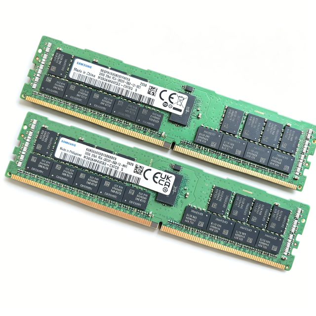 M393A4K40CB2-CVF Samsung 32GB DDR4-2933 ECC RDIMM PC4-23400 2Rx4 1.2V 288-Pin Registered Server Memory RAM
