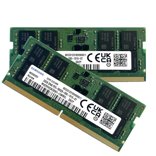Samsung M425r4ga3bb0-Cwm 32GB DDR5 5600MHz SODIMM Laptop Memory, 262-Pin 1.1V Low Voltage High-Speed Memory Module