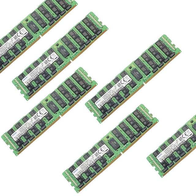 M386A8K40CM2-CVF Samsung 64GB DDR4-2933 ECC LRDIMM PC4-23400 4Rx4 1.2V 288-Pin Load Reduced Server Memory RAM