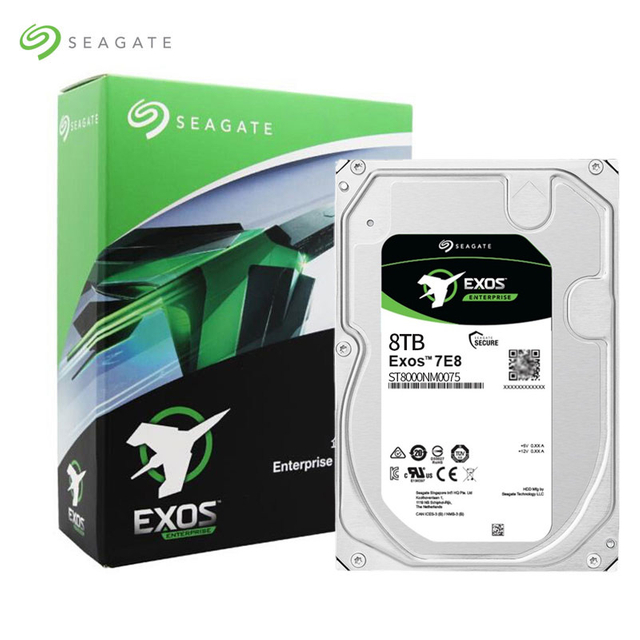 Seagate ST8000NM0075 8TB Exos 7E8 SAS Enterprise HDD