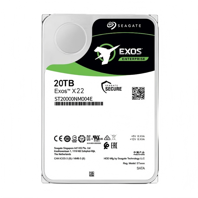 Seagate ST20000NM002H 20TB Exos X24 Enterprise HDD