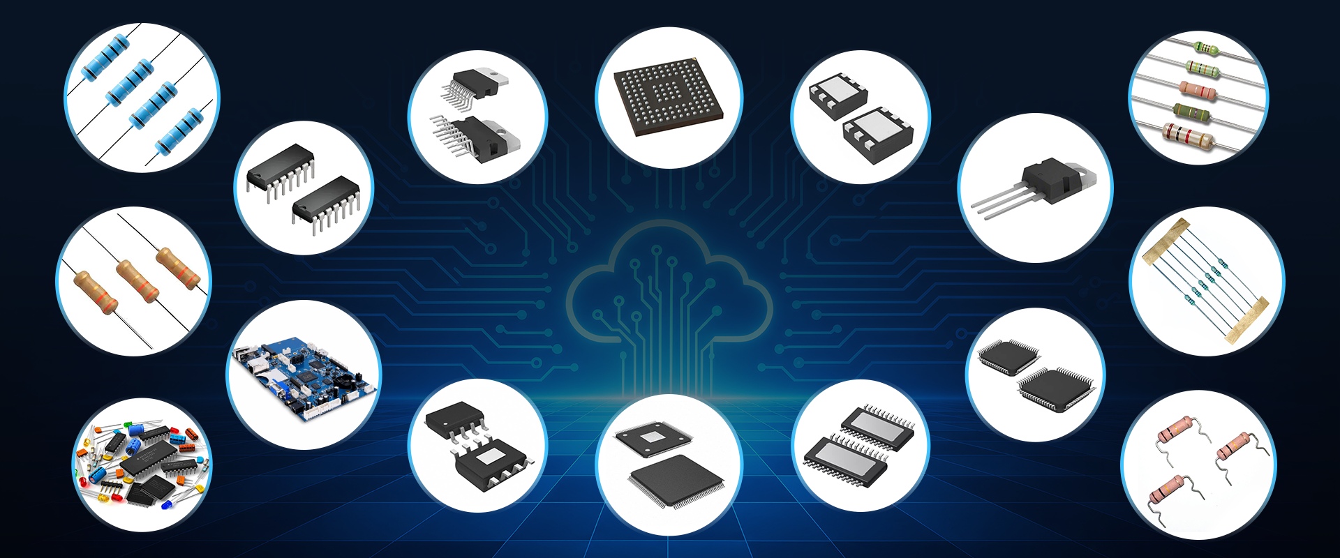 Full range electronic parts and global supply