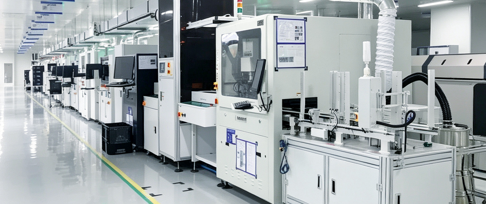 Solid state drives and memory modules automated manufacturing