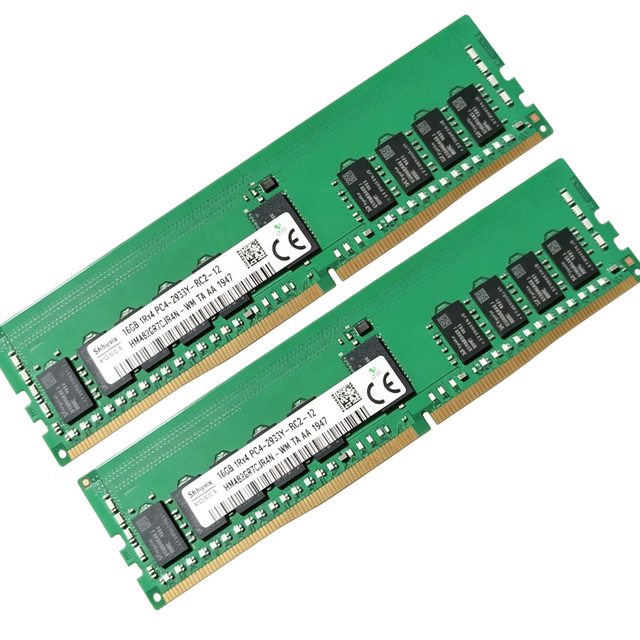 HMA82GR7CJR4N-WM SK Hynix 16GB DDR4 2933 ECC RDIMM PC4-23400 1Rx4 1.2V 288Pin Server Memory RAM