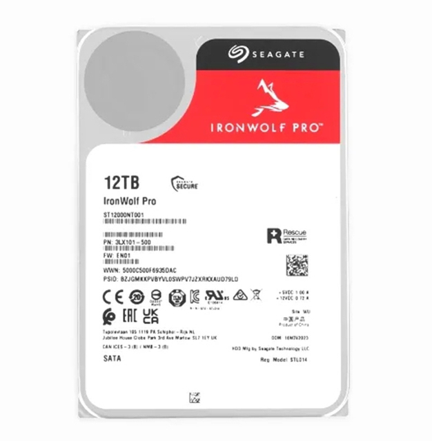 Seagate ST12000VN0008 12TB IronWolf NAS HDD