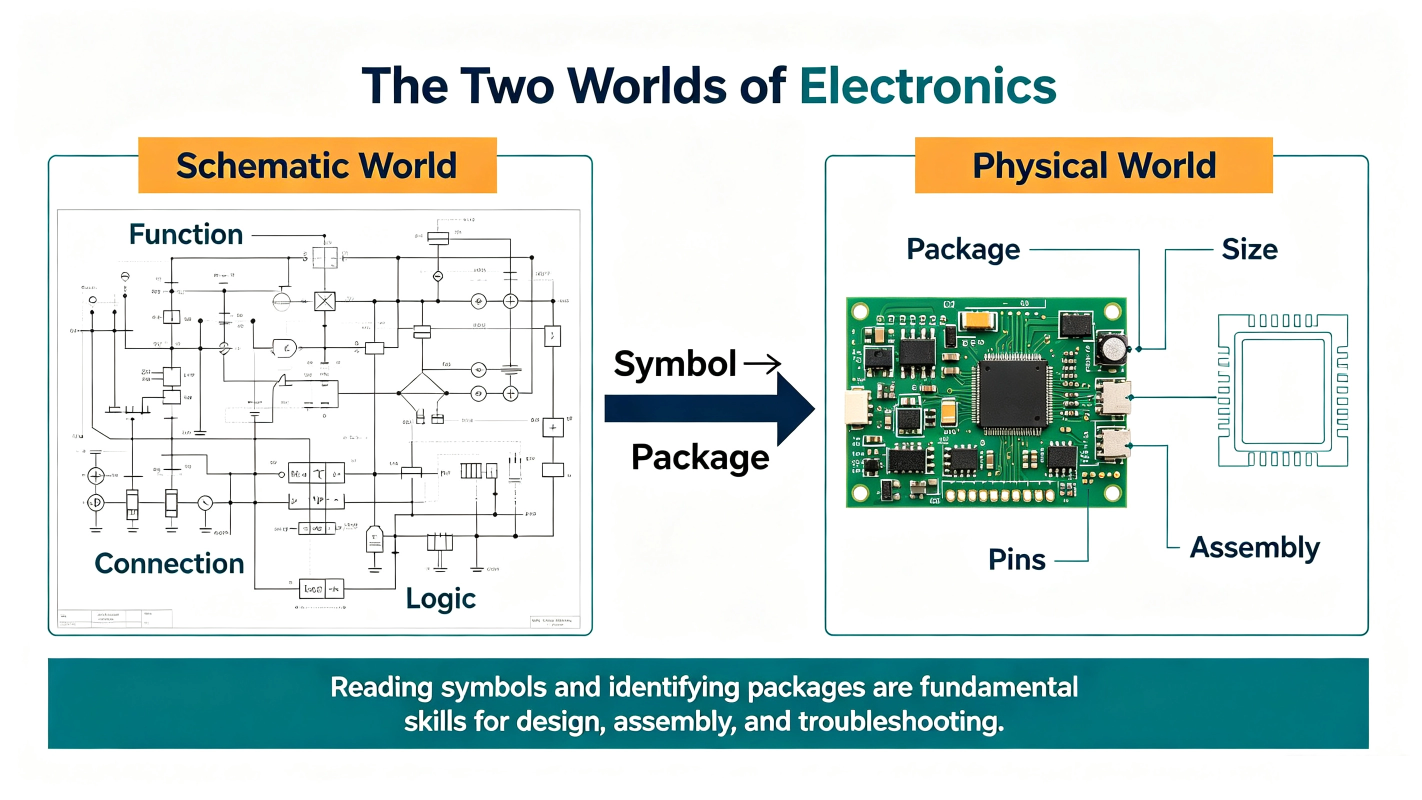 How to Identify and Read Electronic Component Symbols and Packages
