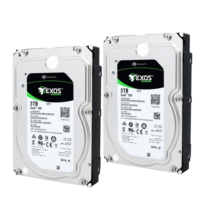 Seagate ST3000NM0005 3TB Exos 7E8 Enterprise SATA HDD